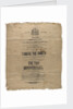 Playbill for Taming of the Shrew by unknown