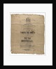 Playbill for Taming of the Shrew by unknown