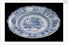 Dinner plate of the 'Arctic Scenery' pattern by Unknown