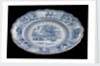 Dinner plate of the 'Arctic Scenery' pattern by Unknown