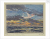 Sunset in the North East Trades, Oct 1925 by Sir Alister Hardy