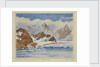 Glacier in West Cumberland Bay - South Georgia, March 1926 by Sir Alister Hardy