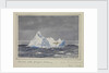 Iceberg with penguin rookery - near Bouvet Island, Nov 1926 by Sir Alister Hardy