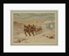 Polar sketches. Returning to the ship after an unsuccessful attempt to find the North Pole by Dr Edward Lawton Moss (artist); Ward