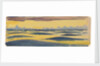 Seascape, dark blue and yellow and brown cloud by John Everett