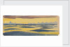 Seascape, dark blue and yellow and brown cloud by John Everett