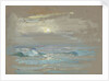 Seascape. Moonlight over a calm sea by John Everett