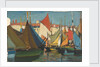 La Rochelle: fishing boats in the harbour by John Everett