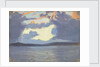 Distant view of Jamaica from the sea by John Everett