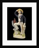 Earthenware flat-backed figure of a sailor by Unknown