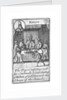 1588 Armada Playing Cards, Knave of Hearts. 'The Pope consulting with his Cardinalls & Contributing a Million of Gold towards the Charge of the Armada' by unknown