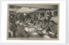 Group of scientists and officers in Wardroom of Terra Nova by Herbert George Ponting