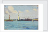 A sailing barge by John Everett