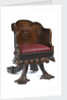 Chair made from 'Royal George' timber by Henry Whitaker; Thomas Wood Jnr