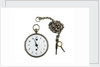 Silver pocket watch and chain by Godemars Freres et Capt.