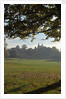 Autumnal image of the Royal Observatory Greenwich including, Flamsteed House, Peter Harrison Planetarium & Altazimuth building and the park by National Maritime Museum
