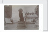 Phyllis 1st Lieutenant spaniel dog on top of barrel with hat and pipe. From an album relating to the Royal Naval Service of Cdr John Rodolph Peronet Thompson RN. by John Rodolph Peronet Thompson