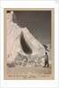 Grotto berg with Taylor in the foreground by Herbert George Ponting