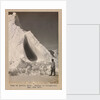 Grotto berg with Taylor in the foreground by Herbert George Ponting