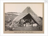 Four expedition members having lunch in a tent by Herbert George Ponting