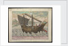Naves et China et Java (sailing vessel of China & Java,1599) by Ioa a Doc