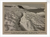 Weathered ice after blizzard at Cape Evans, and crevasse, looking towards Turks Head. by Herbert George Ponting