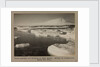 Young pancake ice forming at West Beach. Erebus in background. by Herbert George Ponting