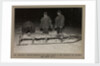 Dr. Wilson, Cherry-Garrard and Ford with a sea leopard on sledge by Herbert George Ponting