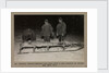 Dr. Wilson, Cherry-Garrard and Ford with a sea leopard on sledge by Herbert George Ponting