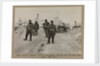Captain Scott, Simpson, Bowers and Evans leaving for the West Mts by Herbert George Ponting