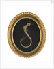 Framed and bound pigtail of John Adams by Unknown