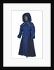Royal & navy blue gabardine coat by Nathalie Murcott