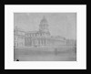 View towards the Greenwich Hospital Chapel and Queen Mary Court buildings. Inversed digital file to create b&w positive. by William Henry Fox Talbot; Calvert Richard Jones