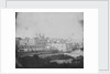 View across to Senglea with the Sheer Bastion on the right. Inversed digital file to create b&w positive by Calvert Richard Jones