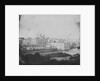 View across to Senglea with the Sheer Bastion on the right. Inversed digital file to create b&w positive by Calvert Richard Jones