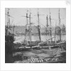 Looking across the Seine at Rouen. Inversed digital file to create b&w positive by William Henry Fox Talbot