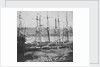 Looking across the Seine at Rouen. Inversed digital file to create b&w positive by William Henry Fox Talbot
