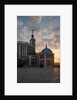 Sunset at the Royal Observatory Greenwich towards courtyard & Flamsteed House by National Maritime Museum