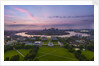 UAV drone photography: panorama of Greenwich by National Maritime Museum