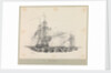 HMS 'Hyperion' Capt Cunby. Capture of the Rattlesnake after a chase of 48 hours by Midshipman Charles W. Browne