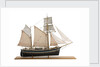 Model of East coast Billyboy ‘Blue Jacket' Built in 1860. Starboard broadside by Alistair Brown