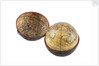 Terrestrial and celestial pocket globe, in case by Unknown