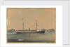 Promise screw steam vessel, Kokura flag by Unknown