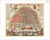 Map of Amsterdam with inset view by Carel Allardt