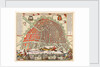 Map of Amsterdam with inset view by Carel Allardt