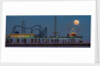 Moonrise at the Pier by Unknown