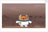 Space Ted on dusty Mars by Anonymous