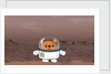 Space Ted on dusty Mars by Anonymous
