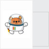 Space Ted in his space suit with jetpack ignited by Anonymous