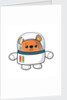 Space Ted in his space suit feeling unsure by Anonymous